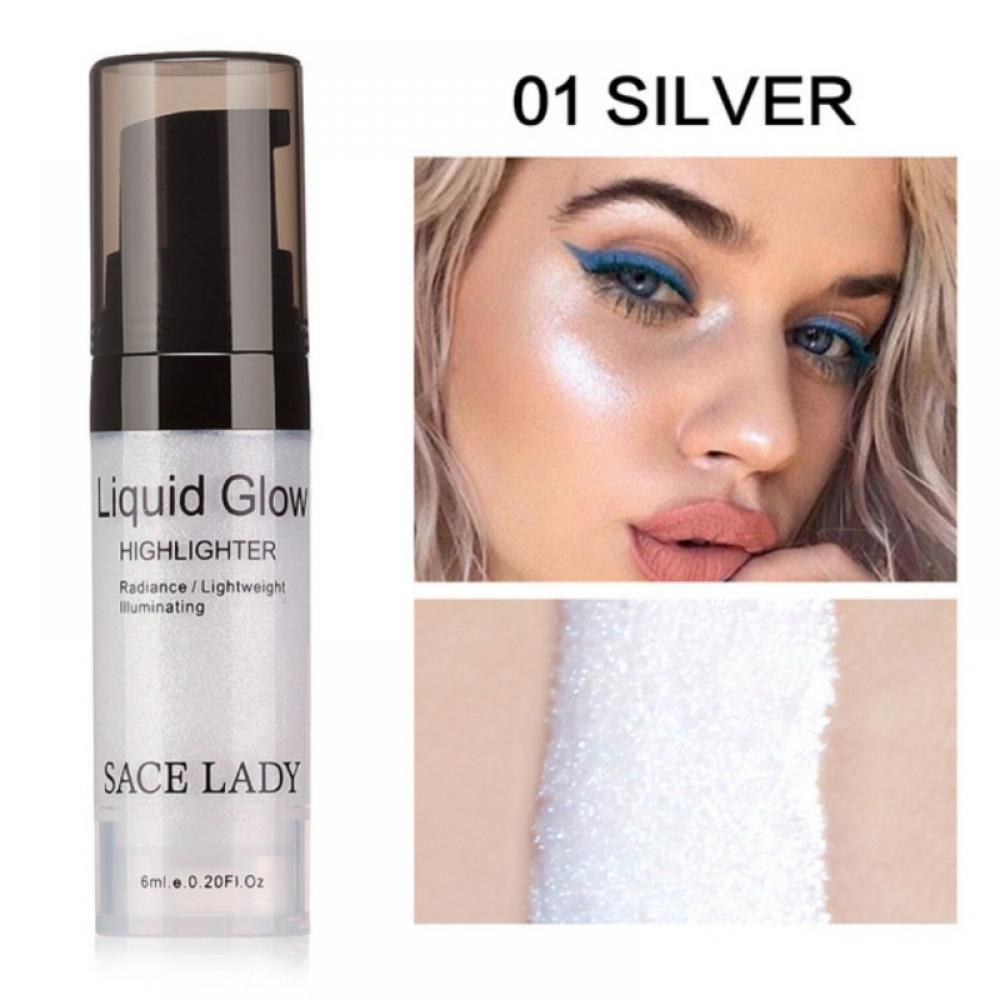 Liquid Highlighter Makeup Shimmer and Shine Ultra-Smooth Radiant  Illuminator For Face Cheekbone Body Glow Bronzer Glitter Illuminating  Highlighters Makeups, 0.2Fl Oz 